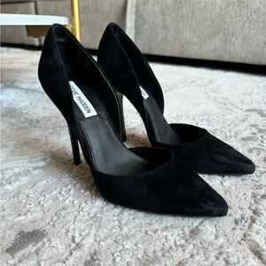 Steve Madden Black Suede Women's Heels